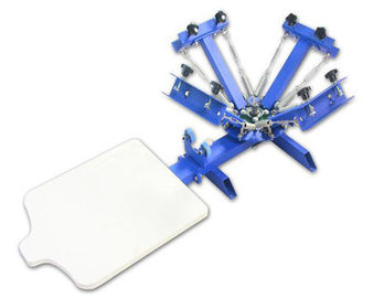 Manual 4 Color Screen Printing Press