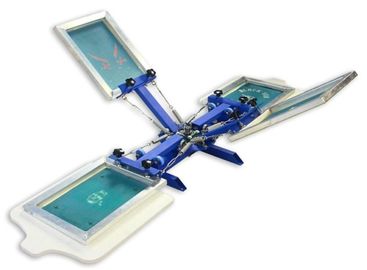 4 Color 2 Station Rotary Screen Printer