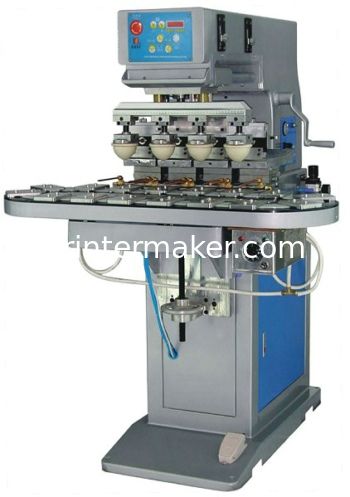 Four color Ink Tray Pad Printer for CD DVD