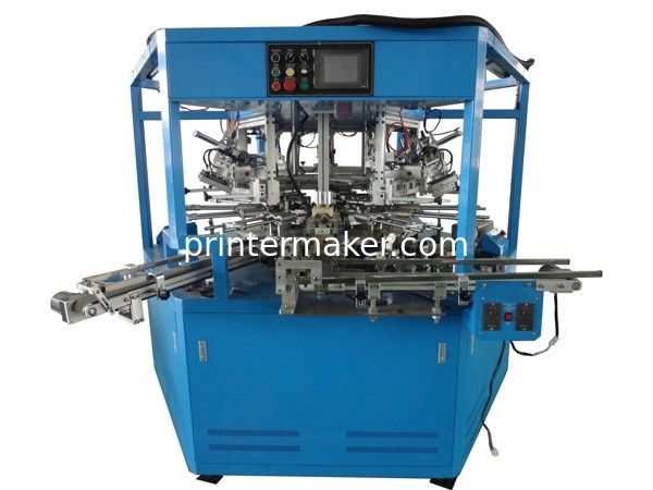 3 Colors LED Rotary Fully Automatic Screen Printing Machine
